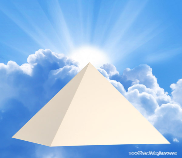 Картонная пирамида Виктора Белоглазова